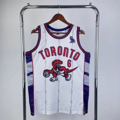 Maillot de Basket #6 Know Yourself Raptors Blanc